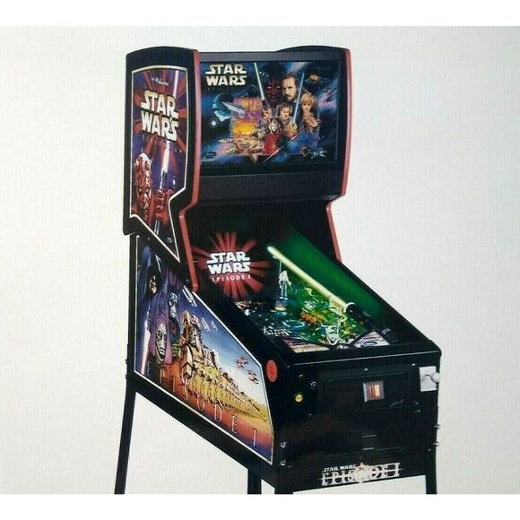 Star Wars Episode 1 Pinball Photo Original NOS Promotional Only Art - Picture 1 of 4